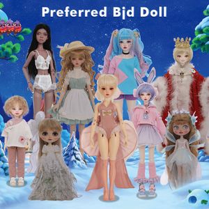 Dolls FantasyAngel BJD 26cm 40cm Miyn Heardind Sumul Isabella Viki Sylva Fullicate Handmaak Geschenkbal Joint 230427