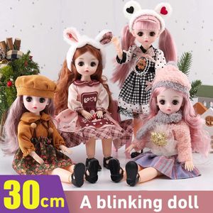 Poppen mode 30 cm 1/6 anime bjd poppen prinses kleding accessoires set loli ski girl childrens poppen dressing diy speelgoed geschenken wedergeboorte kawaii s2452201 s2452201 s2452201