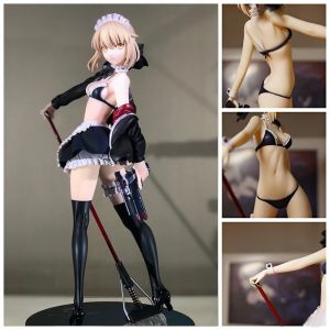 Poupées Fate/Grand Order, figurine de dessin animé Saber Altria Pendragon, maillots de bain, femme de chambre, figurine d'action en PVC, jouet, modèle de jouets, poupée de Collection pour adultes