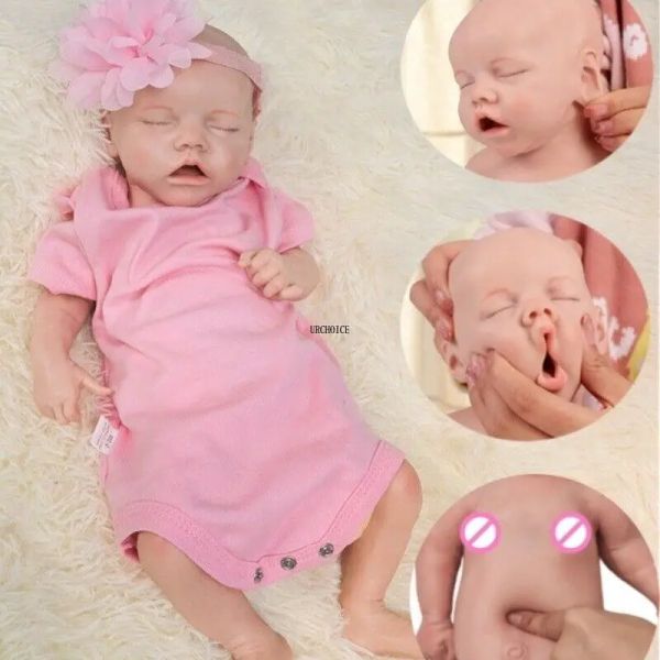 Dolls Full Body Silicone Reborn Doll étanche 18 