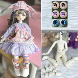 Ensemble complet de poupées 1/6 BJD, costume de mode, 30CM avec 3 paires d'yeux, jouet pour enfants filles, cadeau, tête ouverte, 231016