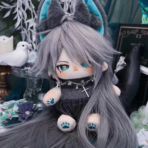 Juego de muñecas Genshin Impact Alhaitham 20 cm Plushie Doll Body Cosplay Algodón Muñeca de peluche Vestir Plushie Almohada Anime Regalo de Navidad 231023