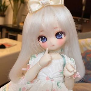 Dolls Gaoshundoll1/6Bunny Rabbit Anime Face Resin Qbaby MDD Volks Diy Make -up oefening voor verjaardagscadeau Fashion Mysterybox 230426