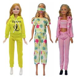 Poppen meisje slapen en sportkleding en accessoires voor American Girl Dolls Clothing Kids Toys Dolly Accessories For Doll Diy Girl Present Mini Doll House Supplies