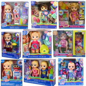 Poupées Hasbro Naughty Baby Smart Interactive Dolls peut nourrir et parler des filles jouer aux cadeaux d'anniversaire pour enfants de Toys Baby Alive Reborn