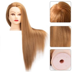 Tête de poupées avec 65 cm de haute qualité Hair Synthetic Hair Mannequin Head For Hair-With