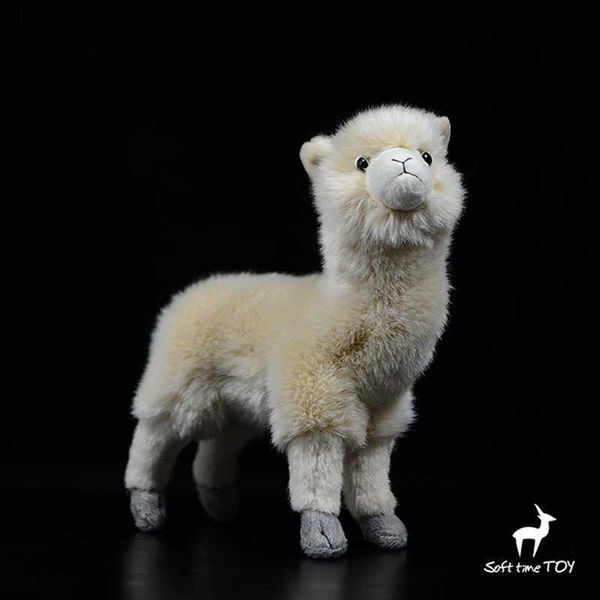 Bambole di alta qualità carino alpaca modello peluche animali bambola bambini regali di compleanno peluche morbidi L230522 L230522