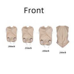 Muñecas Traje de cuerpo de tela de gamuza de alta calidad para muñecas Reborn de 20-24 pulgadas Accesorios para muñecas nacidas 230829