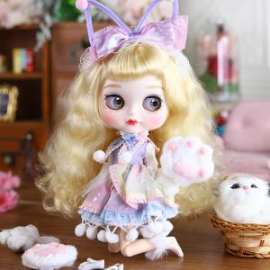 Dolls Icy DBS Blyth Doll 1/6 30 cm mollige mat gezicht verschillende stijlen naakte pop of volledige set met abhands speciale deal voor Girl CadeaLy speelgoed