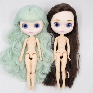 Poupées ICY DBS Blyth – poupée articulée 1/6 bjd, peau blanche, visage mat, nue, jouet animé, visage souriant, cadeau pour filles