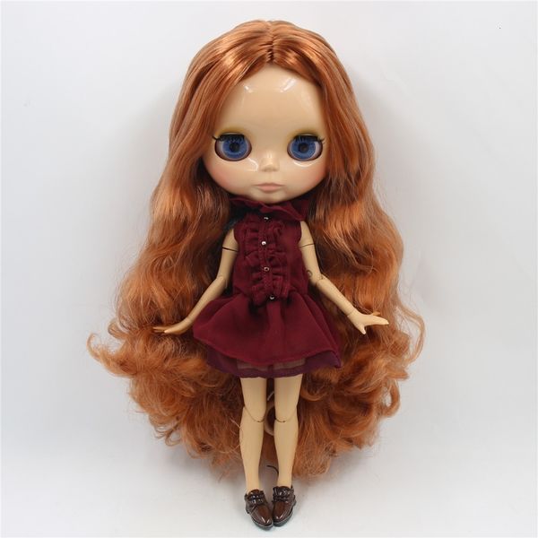Muñecas ICY DBS Blyth muñeca 1 6 bjd piel bronceada cuerpo articulado cara brillante 30 cm juguete niñas regalo 230705