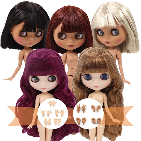 Poupées ICY DBS Blyth – poupée articulée 1/6, 30 cm, visage givré ou brillant, DIY, à la mode, pour fille