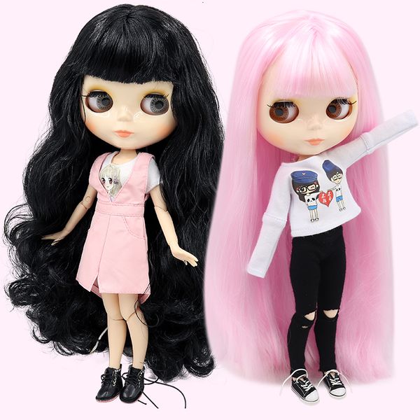 Poupées ICY DBS blyth poupée 16 bjd jouet corps articulaire peau blanche visage mat brillant 30cm en vente prix spécial cadeau anime 230512