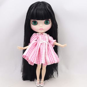 Poppen ICY DBS Blyth Doll voor serie nr. BL9601 Zwart haar Gesneden lippen Mat gezicht Gezamenlijk lichaam 16 bjd 230331