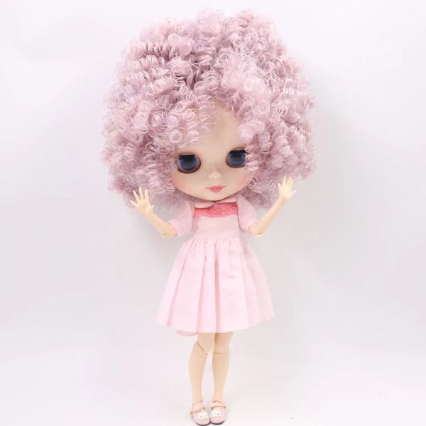 Muñecas ICY DBS Muñeca Blyth No BL1049 2352 Mezcla púrpura Cabello afro rosa Cuerpo JUNTA Piel blanca Neo 1 6 bjd 230928