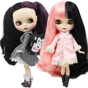 Dolls Icy DBS Blyth Doll-serie Yin-Yang Hair Style zoals Sia White Skin 1/6 BJD OB24 Anime Cosplay 230426