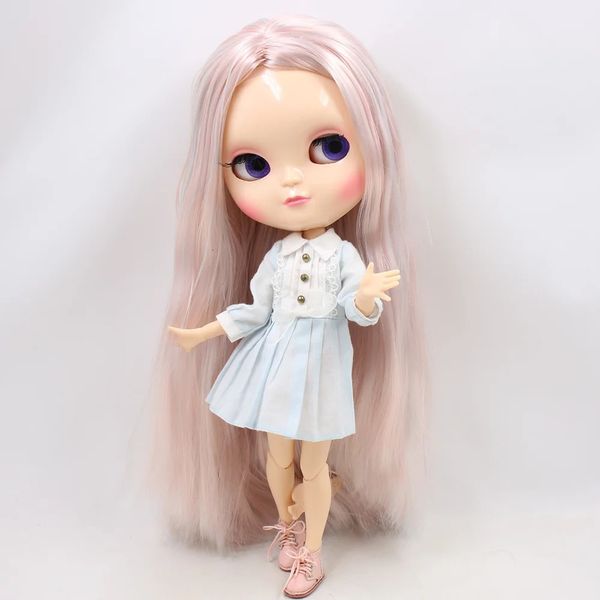 Poupées ICY DBS série de poupées No280BL69091010, cheveux mixtes argentés avec maquillage, corps articulé, 16 BJD ob24, anime girl 231031