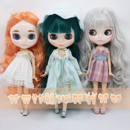 Poupées ICYDBSBlythDoll 1/6, corps articulé, 30CM, jouets BJD, visage naturel brillant avec mains AB, bricolage, cadeau pour fille, à la mode, 231117