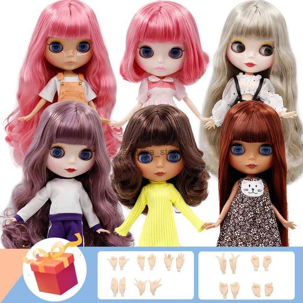 Muñecas ICYDBSBlythDoll 1/6, cuerpo articulado, muñeca de moda, regalo para niña, oferta especial a la venta con juego de mano A B