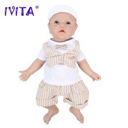Muñecas IVITA WB1526 43 cm 2692 g 100% cuerpo completo de silicona Reborn Baby Doll Realista Boy Dolls Sin pintar DIY Juguetes para bebés en blanco para niños 231115