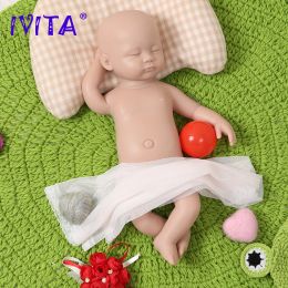 Poupées IVITA WG1509 15INCH 1800G 100% Silicone Reborn Baby Doll Reliste Uppainted Girl Bebe Dolls avec des vêtements pour enfants Toys