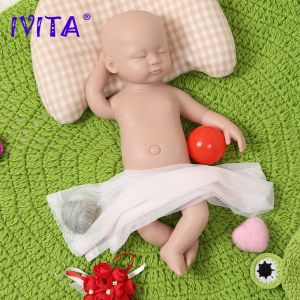 Muñecas ivita wg1509 15 pulgada 1800g 100% silicona renebro muñeca realista niña sin pintar muñecas con ropa para niños juguetes