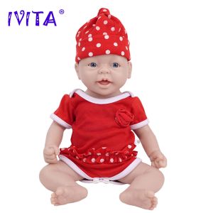 Poupées ivita wg1555 14,56 pouces 1,65 kg 100% silicone renaissie bébé poupée réaliste poupées poupées soft baby diy vierge toys toys