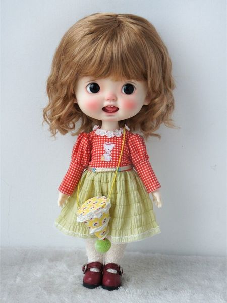 Dolls JD260 All Size Synthetic Mohair BJD BJD Perruque pour garçon et fille Fashion Curly Doll Hair ACCESSOIRES 230802