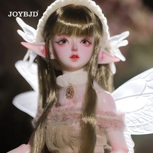 Poupées JOYBJD Daphné 1/4 Bjd poupée fleurs oreilles magnétiques Collection automne hiver 3 niveaux d'ourlets Style poupée articulée de noël 231121