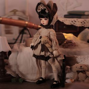 Poppen joybjd niki bjd poppen 16 fullset 29cm anime figuur yosd hars multifunctioneel Europees bos handwerk face -up speelgoed diy cadeau 230815