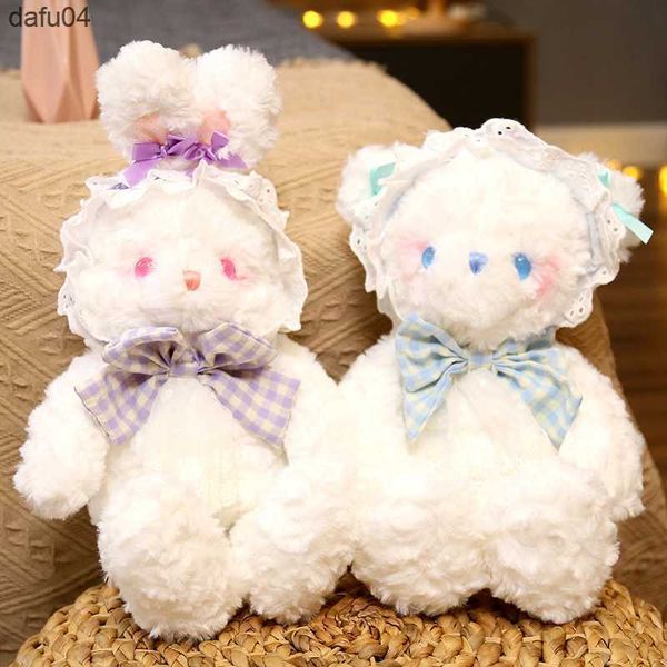 Muñecas Kaii Rabbit Doll Kids Oso de peluche Juguetes suaves para bebés Little Girl's Bunny Toy Lolita Rabbit Toy Cute Plush ChildrenS Gift Lovely L230522 L230522