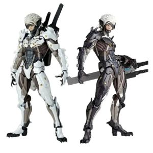 Poupées kaiyodo l'ocedo yamaguchi 140 ex metal geart action figure mgs raiden metal dearin monte augmente thunder hand doll toy kid cadeau