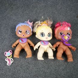 Poppen KindyDolls Schattige geurige kleine pop Kinderen Grote ogen Tepel Baby Meisjes Speelhuis Speelgoed Geschenken Ledematen Beweegbare defecten 231130