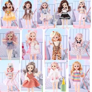 Poupées Grande poupée fille princesse jouet 30 cm Bjd 12 articulations mobiles 1/6 robe de fille avec vêtements de bricolage chaussures jouets pour filles cadeaux 231117