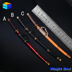 Dolls LS202210 1/6 Schaal Samurai Sword Knife Model Japans Warrior Weapon Toys Collectible For 12 