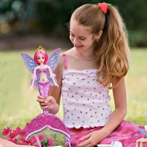 Poupées sirène princesse poupée pour filles jouet eau bricolage bricolage poupée habilleur jouet et paillettes de poisson robe de queue d'anniversaire cadeau s2452202 s2452201
