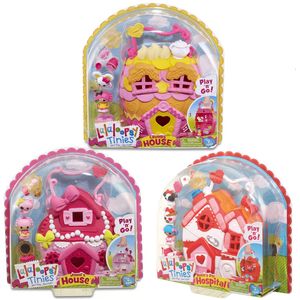 Muñecas Mini Doll Tinies Carry Case House Hospital Set Figura Juguete Niños Juguetes para Niñas Niños Regalos de Navidad 230629