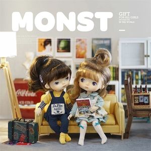 Dolls monst 20 cm bjd volledige set woeste baby rubber speelgoed hele lichaam gewrichten beweegbare kinderen verjaardag diy cadeau verrassing 220930