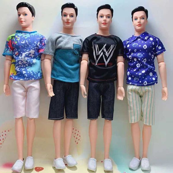 Poupées nouvelles 30 cm mon ami Ken Doll Set Men Men Doll avec des vêtements pour les enfants jouent à la maison Dress Up accessoires de jouets y240528
