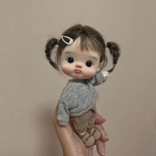 Dolls New BJD SD Doll 1/12 Dianmei OB11 Dianbro 12,5 cm QBABY PUPPY DIANDIAN HUHU BOLLE BLYTHE ACGN ANIME RÉSIN BOLOTMOLD DIY jouet