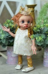 Poupées npk 17 pouces peintes finieses de poupée complète du corps plein silicone renaissance fée Elfe Baby Repair Collectible Art Doll S2452307