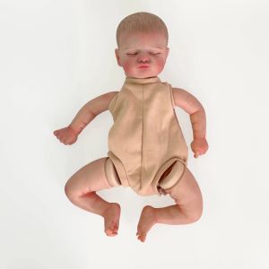 Poupées npk 19inch nouveau-né bébé renaît de poupée kit de poupée bébé rosalie soft touch déjà peinte