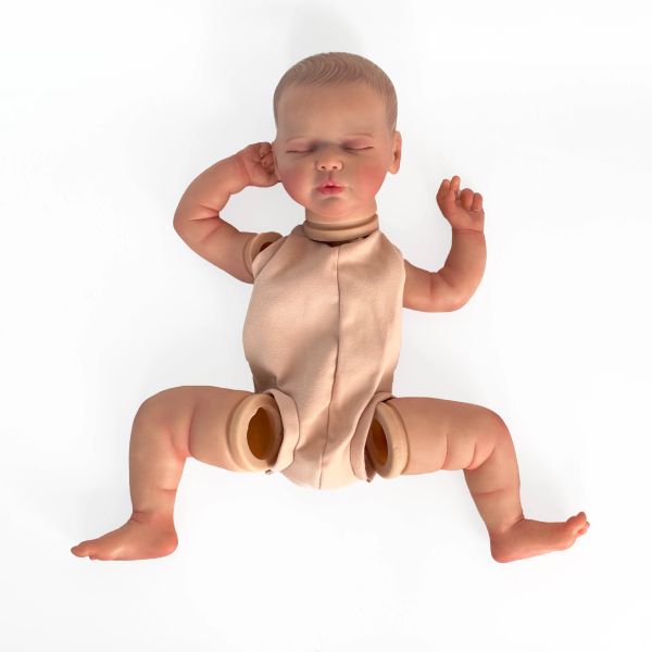 Poupées npk 20inch Taille de poupée finie déjà peinte Kits Valentina Baby Doll très réaliste avec de nombreux détails veines