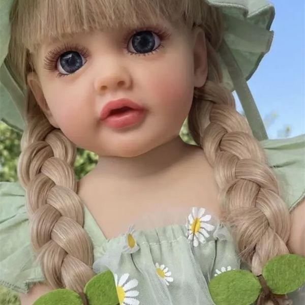 Poupées NPK 55CM corps entier en silicone souple vinyle Reborn Toddler Girl Betty Jolie Princesse réaliste Baby Doll Cadeau de Noël pour Grils 220930