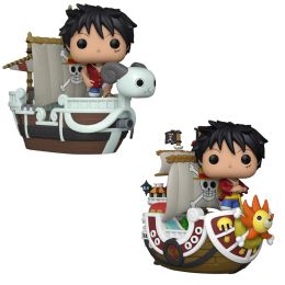 Poppen één stuk gaan duizenden zonnige luffy met Going Merry #111 NYCC gedeeld exclusief modelpopspeelgoed