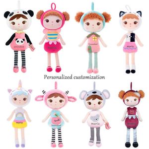 Poupées Original poupée dessin animé animaux en peluche doux jouets en peluche pour anniversaire enfants cadeaux personnalisé nom personnalisé 230907
