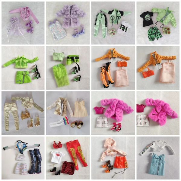 Muñecas originales multiestilo, puede elegir 28cm, arcoíris, hermana mayor, vestido de moda, disfraz de muñeca para niña, casa de juegos DIY, juguete de regalo