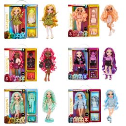 Dolls original arc-en-ciel de haute mode poupée Sheryl Meyer Delilah Fields Emi Vanda Toys for Girls Kawaii Surprise Doll Birthday Gift Toys