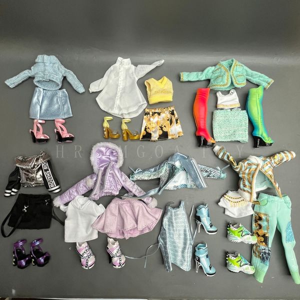 Muñecas Original Rainbow School Big Sister Dressup Girl Ropa Multistyle puede elegir Play House Regalo Juguetes 221208