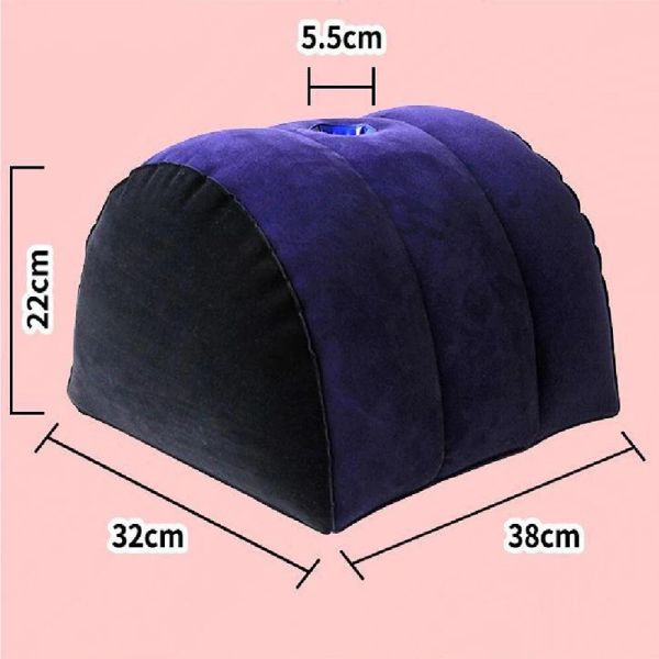 Muñecas de almohada Hermana Half Moon Pillow Monte de juguete para Coupe Toys Mujeres Cachonamiento Cachonamiento Soporte inflable Almohada de almohada Exótica